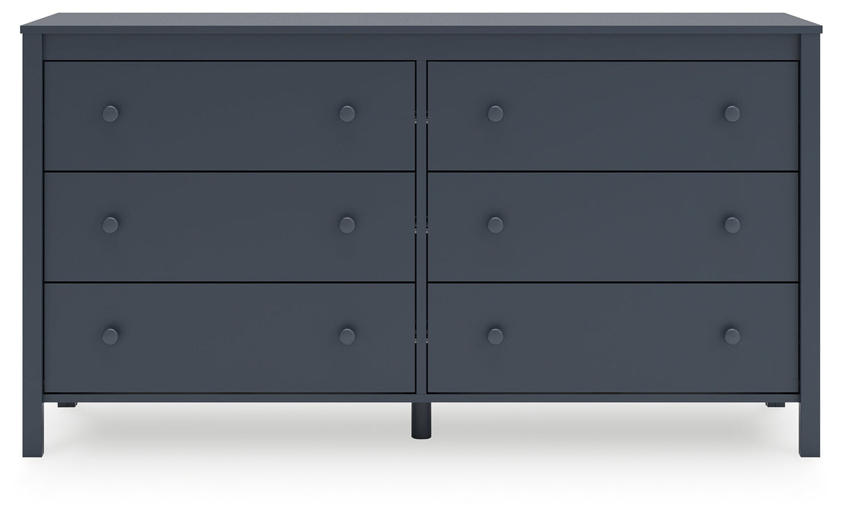 Simmenfort Navy Blue Youth Platform Base Bedroom Set by Ashley at Eve Furniture