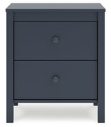 Simmenfort Navy Blue Youth Platform Base Bedroom Set by Ashley at Eve Furniture