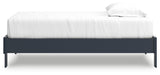Simmenfort Navy Blue Youth Platform Base Bedroom Set by Ashley at Eve Furniture