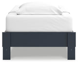 Simmenfort Navy Blue Youth Platform Base Bedroom Set by Ashley at Eve Furniture