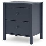 Simmenfort Navy Blue Nightstand by Ashley at Eve Furniture
