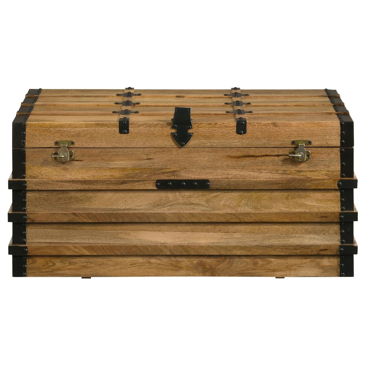 Simmons Natural/Black Rectangular Storage Trunk