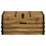 Simmons Natural/Black Rectangular Storage Trunk