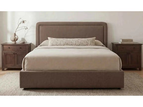 Simon Brown King Storage Bed by Moe's Home at Eve Furniture