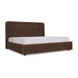 Simon Brown Queen Storage Bed by Moe's Home at Eve Furniture