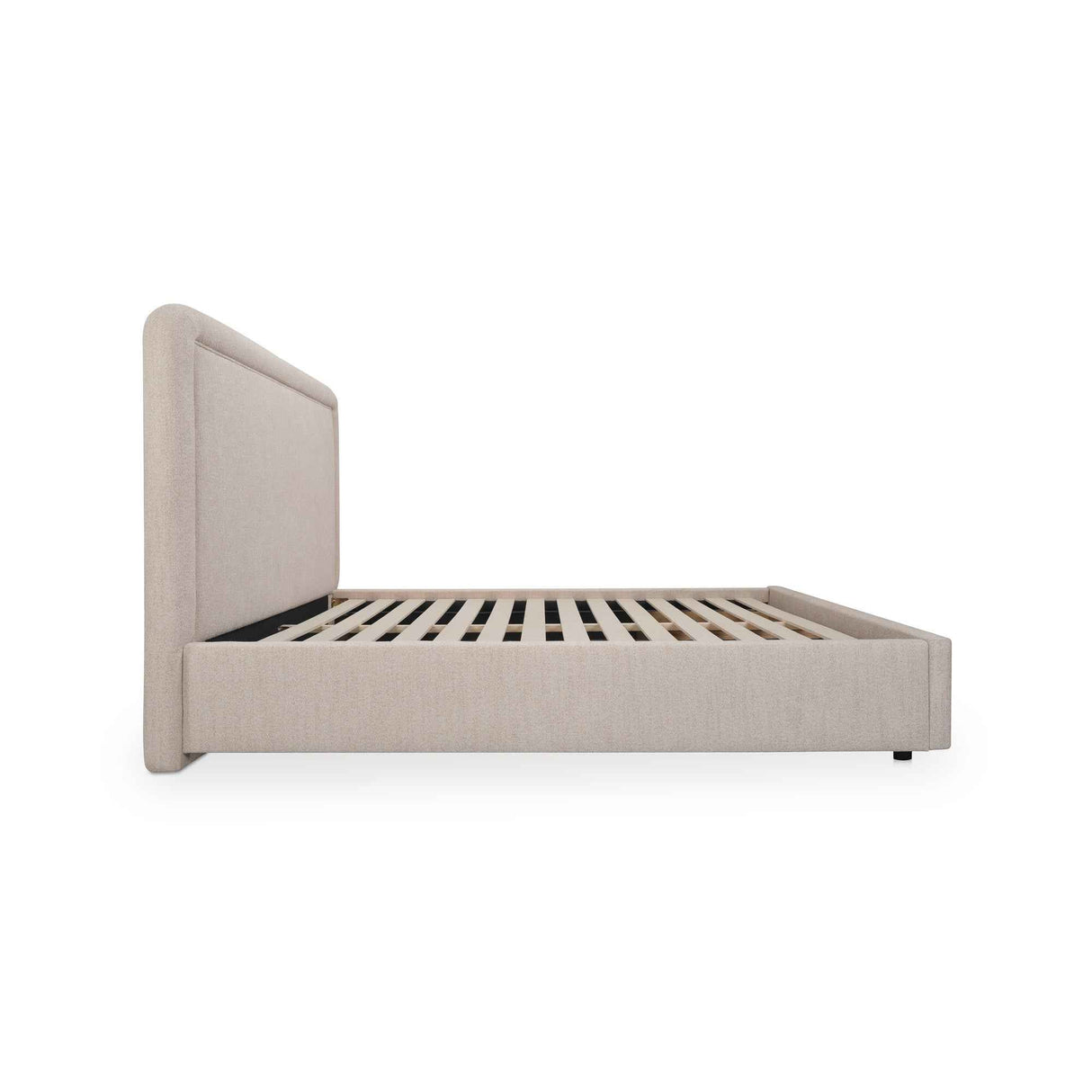 Simon Flecked Beige King Storage Bed by Moe's Home at Eve Furniture