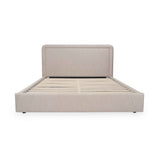 Simon Flecked Beige King Storage Bed by Moe's Home at Eve Furniture