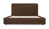 Simon King Storage Bed Brown by Moe's Home at Eve Furniture