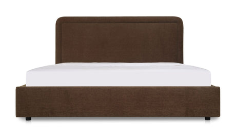 Simon King Storage Bed Brown by Moe's Home at Eve Furniture