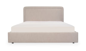 Simon King Storage Bed Flecked Beige by Moe's Home at Eve Furniture