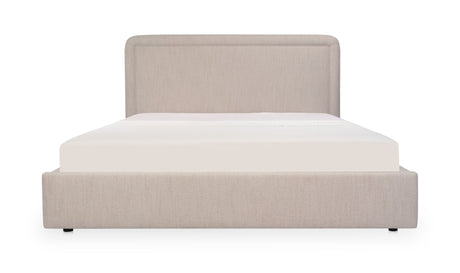 Simon Queen Storage Bed Flecked Beige by Moe's Home at Eve Furniture