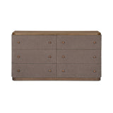 Simone Brown 6 Drawer Dresser by MOES at Eve Furniture