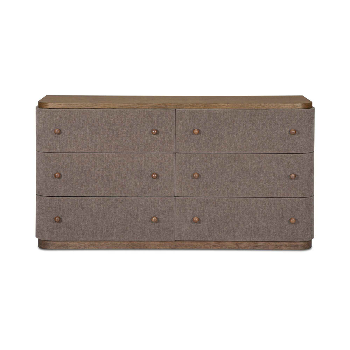 Simone Brown 6 Drawer Dresser by Moe's Home at Eve Furniture