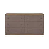 Simone Brown 6 Drawer Dresser by Moe's Home at Eve Furniture
