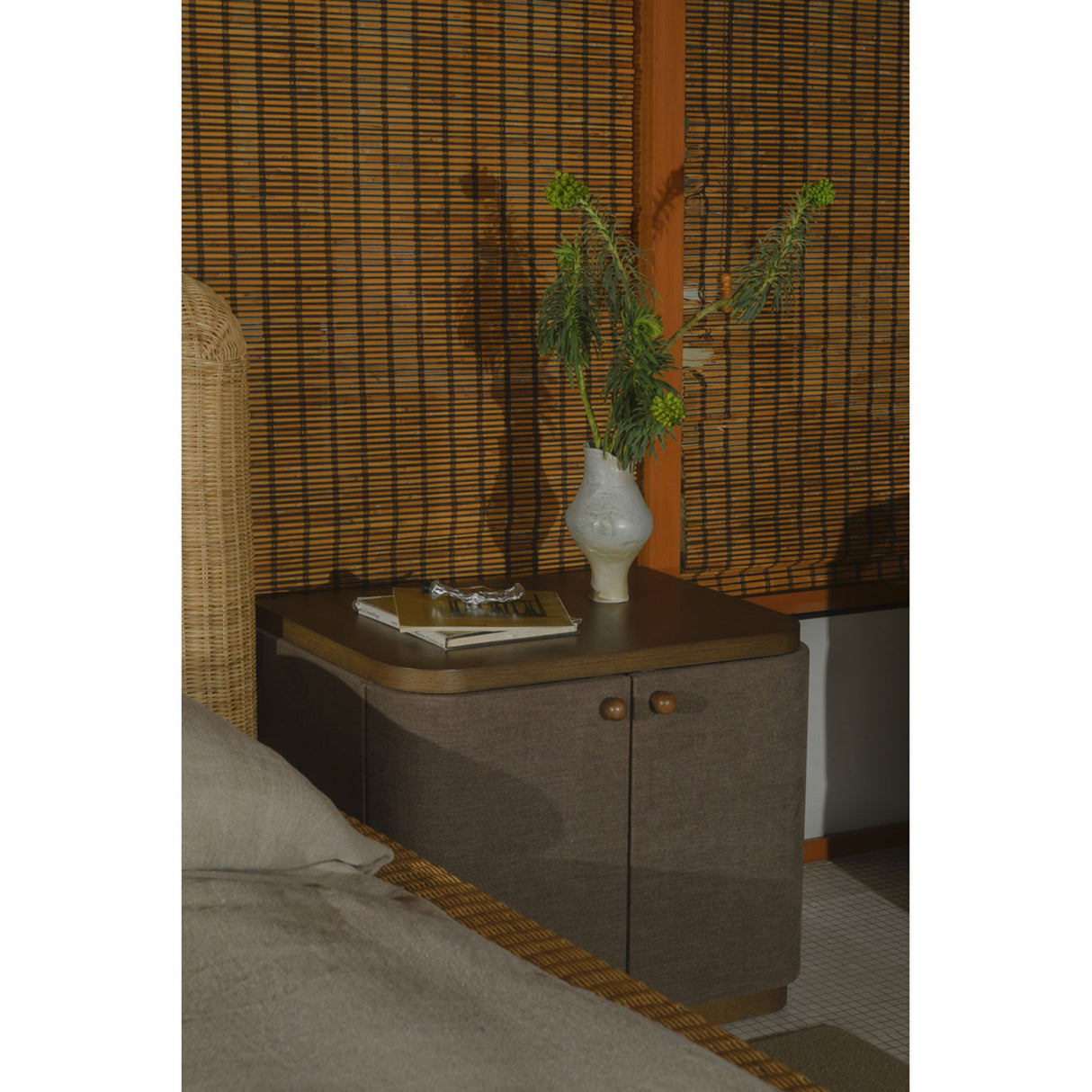 Simone Brown Nightstand by MOES at Eve Furniture
