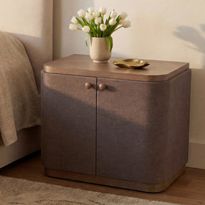 Simone Brown Nightstand by MOES at Eve Furniture