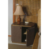 Simone Brown Nightstand by Moe's Home at Eve Furniture