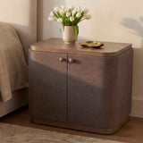 Simone Brown Nightstand by Moe's Home at Eve Furniture