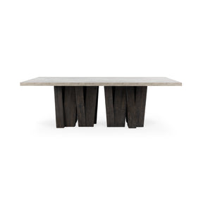 Simone Dining Table - Olive Brown/Antique Gray by Classic Home at Eve Furniture