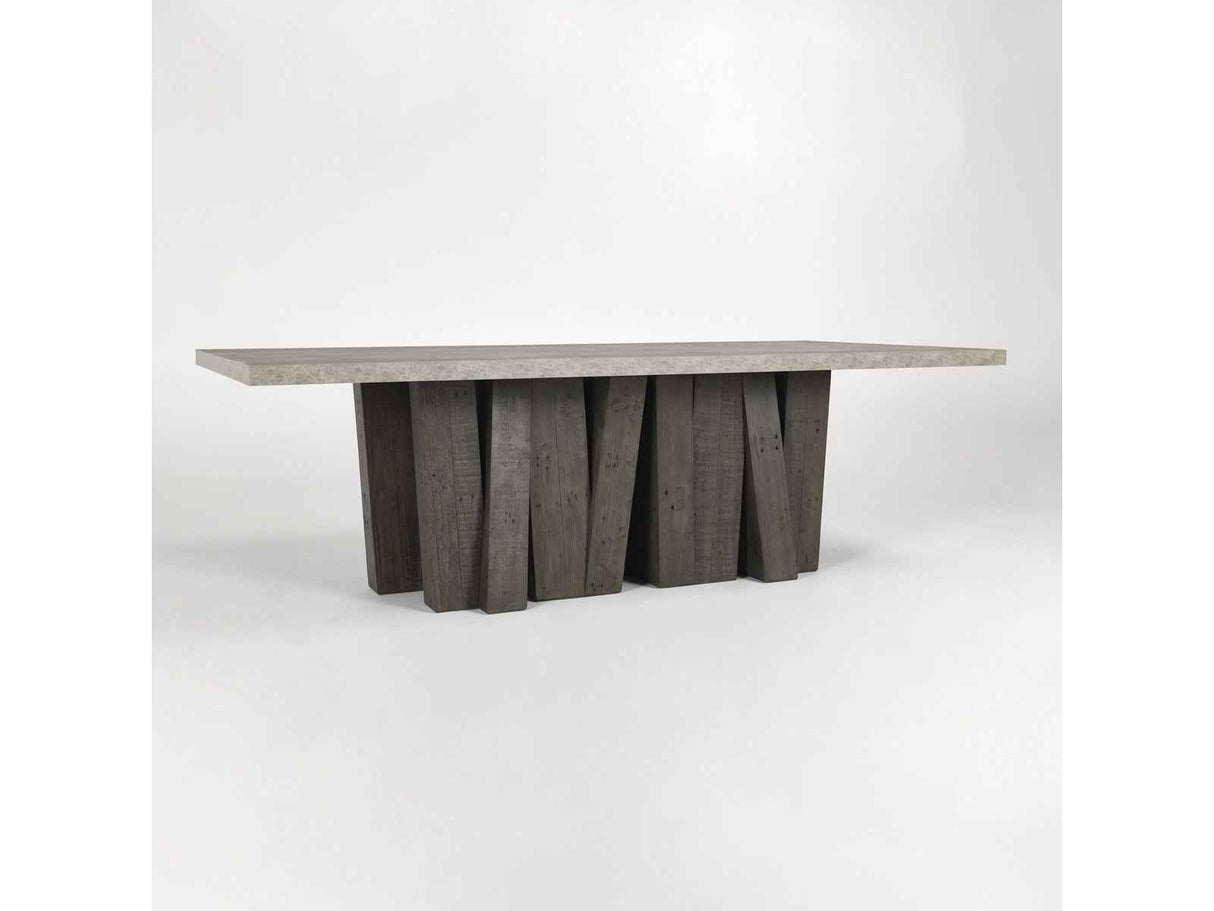 Simone Gray Dining Table by Classic Home at Eve Furniture