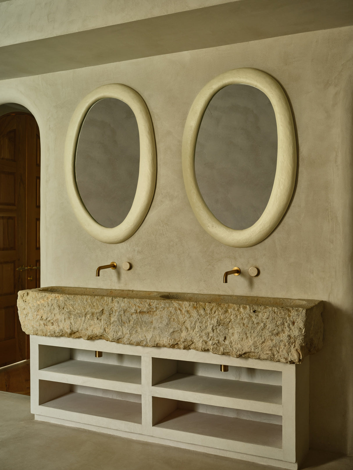 Simone Plaster Mirror by Co.House Designs at Eve Furniture