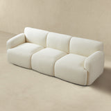Cream Boucle Sofa