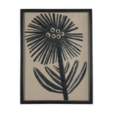 Simple Floral - Bloom by Mercana Studio Hand Embellished Textured Framed Art Photo Matted under Glas by Mercana at Eve Furniture
