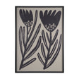 Simple Floral-Grow by Mercana Studio a Hand Embellished Textured Framed Art Print by Mercana at Eve Furniture