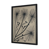 Simple Floral - Grow by Mercana Studio Hand Embellished Textured Framed Art Photo Matted under Glass by Mercana at Eve Furniture