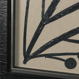 Simple Floral - Grow by Mercana Studio Hand Embellished Textured Framed Art Photo Matted under Glass by Mercana at Eve Furniture