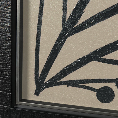 Simple Floral - Grow by Mercana Studio Hand Embellished Textured Framed Art Photo Matted under Glass by Mercana at Eve Furniture