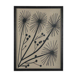 Simple Floral - Grow by Mercana Studio Hand Embellished Textured Framed Art Photo Matted under Glass by Mercana at Eve Furniture