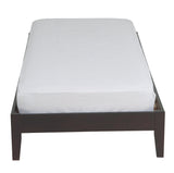Simple Wood Full Platform Bed in Espresso by Modus Furniture at Eve Furniture