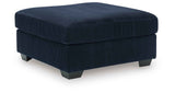SimpleJoy Navy Oversized Accent Ottoman by Ashley at Eve Furniture