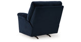 SimpleJoy Navy Recliner by Ashley at Eve Furniture