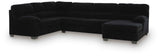 SimpleJoy Onyx 3-Piece RAF Chaise Sectional by Ashley at Eve Furniture