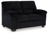 SimpleJoy Onyx Loveseat