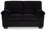 SimpleJoy Onyx Loveseat