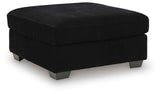 SimpleJoy Onyx Oversized Accent Ottoman by Ashley at Eve Furniture