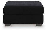 SimpleJoy Onyx Oversized Accent Ottoman by Ashley at Eve Furniture