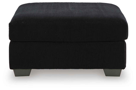 SimpleJoy Onyx Oversized Accent Ottoman by Ashley at Eve Furniture
