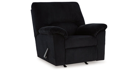 SimpleJoy Onyx Recliner by Ashley at Eve Furniture