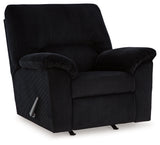 SimpleJoy Onyx Recliner by Ashley at Eve Furniture