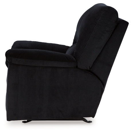 SimpleJoy Onyx Recliner by Ashley at Eve Furniture
