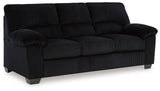 SimpleJoy Onyx Sofa by Ashley at Eve Furniture
