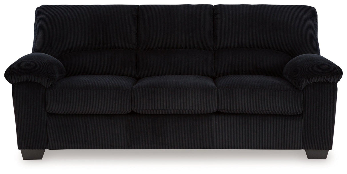 SimpleJoy Onyx Sofa by Ashley at Eve Furniture