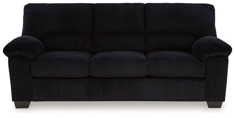 SimpleJoy Onyx Sofa by Ashley at Eve Furniture