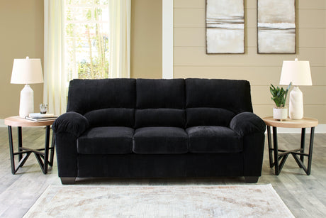 SimpleJoy Onyx Sofa by Ashley at Eve Furniture