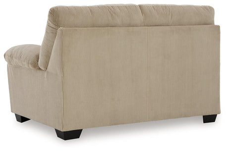 SimpleJoy Sand Loveseat by Ashley at Eve Furniture