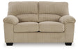 SimpleJoy Sand Loveseat by Ashley at Eve Furniture